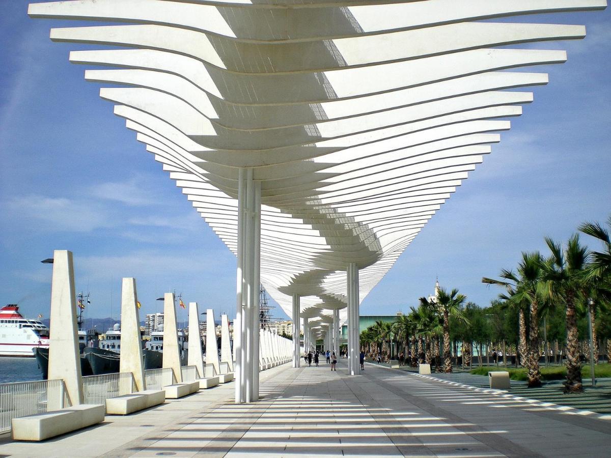 Del parque flats estudio lagunillas Málaga Exterior foto